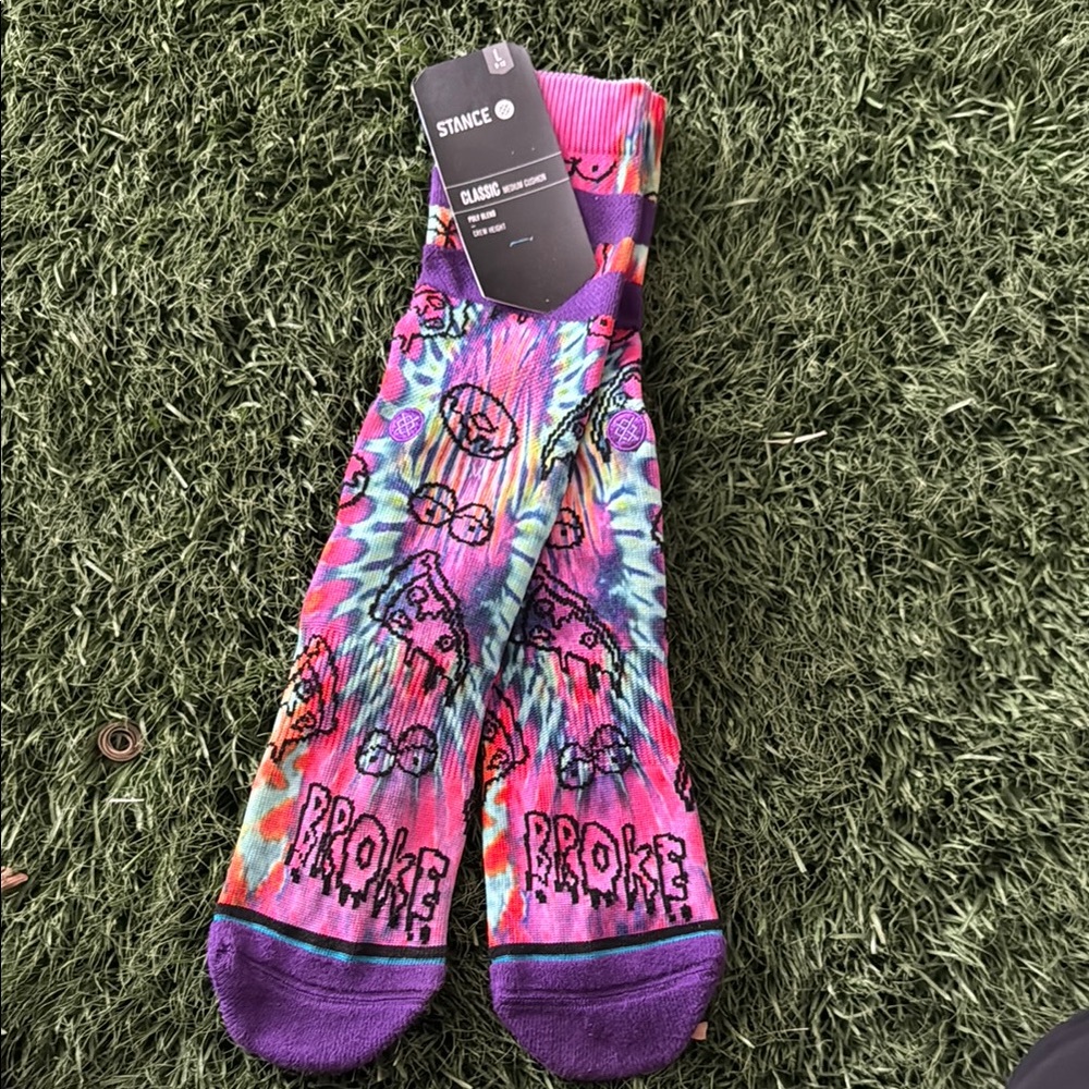 2pairs of stance broke socks